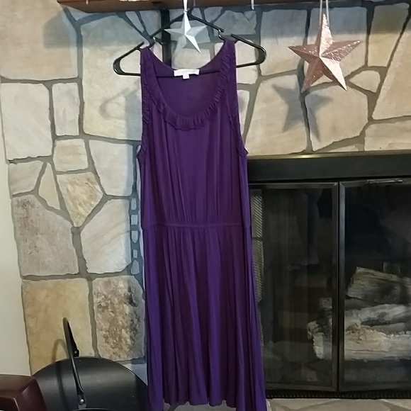 LOFT Dresses & Skirts - Deep purple Loft Sundress